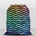 Digital Waves Drawstring Bag (Small) View1