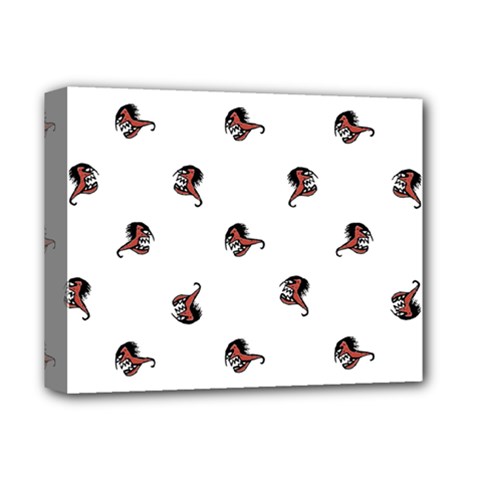 Ugly Monster Fish Drawing Deluxe Canvas 14  X 11  (stretched) by dflcprintsclothing