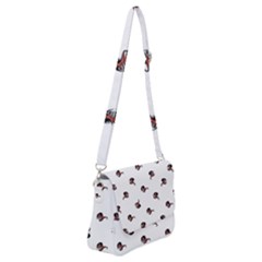 Ugly Monster Fish Drawing Shoulder Bag With Back Zipper by dflcprintsclothing