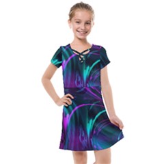 Drunk Vision Kids  Cross Web Dress by MRNStudios