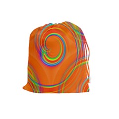  Twirl Drawstring Pouch (large) by Angelandspot