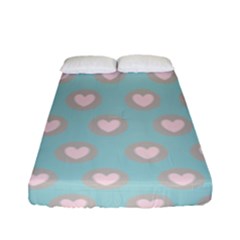 Stir Crazy For You - Blue  Fitted Sheet (full/ Double Size) by MooMoosMumma