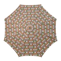 Squares And Diamonds Golf Umbrellas by tmsartbazaar