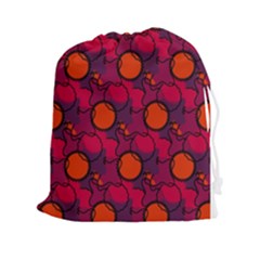 Abstract Camo Drawstring Pouch (2xl) by tmsartbazaar