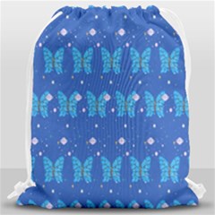 Glitter Butterfly Drawstring Bag (large) by Sparkle