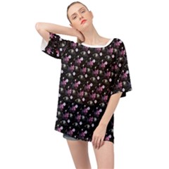 Galaxy Cats Oversized Chiffon Top by Sparkle