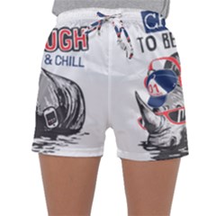 Choose To Be Tough & Chill Sleepwear Shorts by Bigfootshirtshop