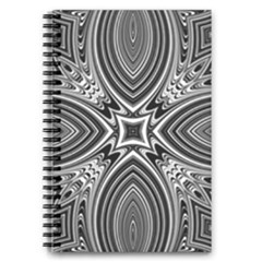 Black And White Intricate Pattern 5 5  X 8 5  Notebook by SpinnyChairDesigns