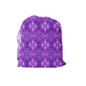 Geometric Galaxy Pattern Print Drawstring Pouch (Large) View2