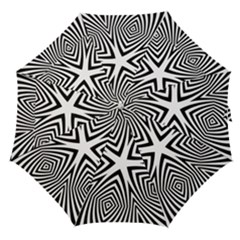 Abstract Zebra Stripes Pattern Straight Umbrellas by SpinnyChairDesigns