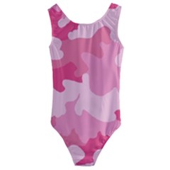 Camo Pink Kids  Cut-out Back One Piece Swimsuit by MooMoosMumma
