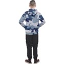 Camo Blue Men s Pullover Hoodie View2