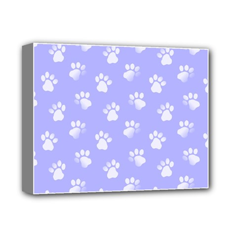 Animal Cat Dog Paw Prints Pattern Deluxe Canvas 14  X 11  (stretched) by SpinnyChairDesigns