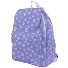 Animal Cat Dog Paw Prints Pattern Top Flap Backpack by SpinnyChairDesigns