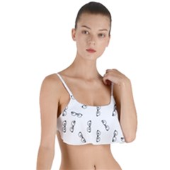 Geek Glasses With Eyes Layered Top Bikini Top  by SpinnyChairDesigns