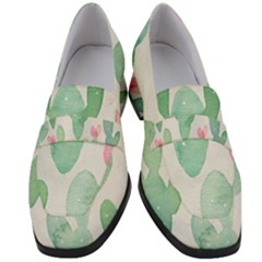 Photography-backdrops-for-baby-pictures-cactus-photo-studio-background-for-birthday-shower-xt-5654 Women s Chunky Heel Loafers by Sobalvarro