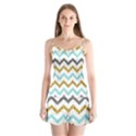 Chevron  Satin Pajamas Set View1
