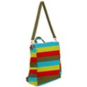 Multicolor With Black Lines Crossbody Backpack View2