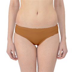 True Light Brown Color Hipster Bikini Bottoms by SpinnyChairDesigns