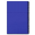 Cobalt Blue Color Stripes 5.5  x 8.5  Notebook View2