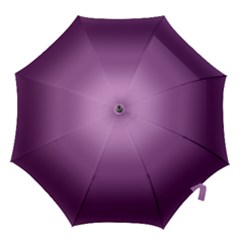 Purple Gradient Ombre Hook Handle Umbrellas (large) by SpinnyChairDesigns