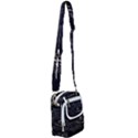 Trex Dinosaur Head Dark Poster Shoulder Strap Belt Bag View1