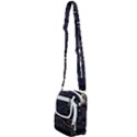 Trex Dinosaur Head Dark Poster Shoulder Strap Belt Bag View2