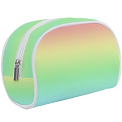 Pastel Rainbow Ombre Makeup Case (large) by SpinnyChairDesigns