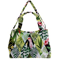 Flamingo Ropical Double Compartment Shoulder Bag by designsbymallika