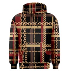 Red Black Checks Men s Core Hoodie by designsbymallika