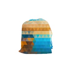 Mosaic  Drawstring Pouch (small) by Sobalvarro