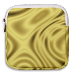Golden Wave  Mini Square Pouch by Sabelacarlos