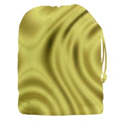 Golden Wave  Drawstring Pouch (3xl) by Sabelacarlos