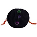 Bubble In Dark 2 Drawstring Bucket Bag View3