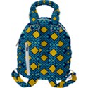 Geometric Abstract Diamond Travel Backpacks View2