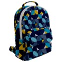 Geometric Hypnotic Shapes Flap Pocket Backpack (Large) View2