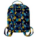 Geometric Hypnotic Shapes Flap Pocket Backpack (Large) View3