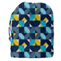 Geometric Hypnotic Shapes Drawstring Pouch (3XL) View2