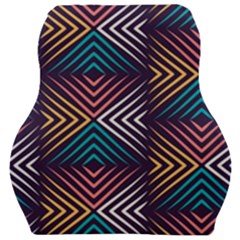 Vintage Motif Design Car Seat Velour Cushion  by tmsartbazaar