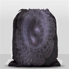 Fractal Flowers Drawstring Bag (small) by Sparkle
