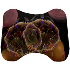 Fractal Geometry Head Support Cushion by Sparkle