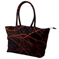 Dark Forest Scene Print Canvas Shoulder Bag by dflcprintsclothing