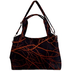 Dark Forest Scene Print Double Compartment Shoulder Bag by dflcprintsclothing