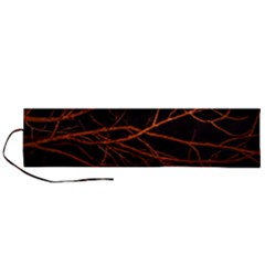 Dark Forest Scene Print Roll Up Canvas Pencil Holder (l) by dflcprintsclothing