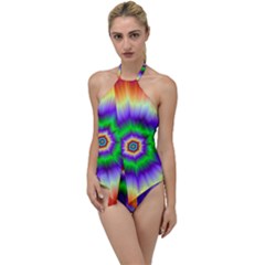 Psychedelic Big Bang Go With The Flow One Piece Swimsuit by Filthyphil