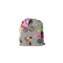 Scandinavian Flower Shower Drawstring Pouch (XS) View2