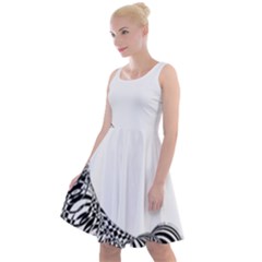 Letter C  Knee Length Skater Dress by Sabelacarlos