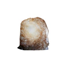 Galaxy Space Drawstring Pouch (small) by Sabelacarlos
