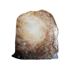 Galaxy Space Drawstring Pouch (xl) by Sabelacarlos
