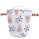 Watermelon Slice Drawstring Bucket Bag View2